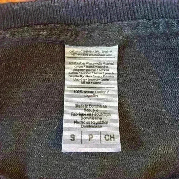 Skull Floral Black Graphic Tee Size S - Picture 5 of 5